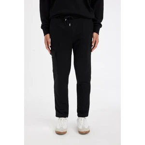 Eşofman Altı Slim Fit Dar Kesim Kargo Cepli Düz Paça D6090AX24AU