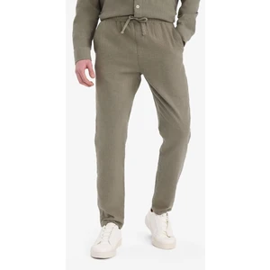 %100 Pamuk Relax Fit Rahat Kesim Yazlık Müslin Kısa Paça Pamuklu Jogger Pantolon D6260AX25SP