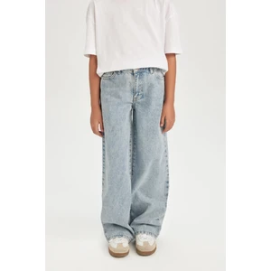 Kız Çocuk Wide Leg Geniş Paça Jean Pantolon D6485A8NS
