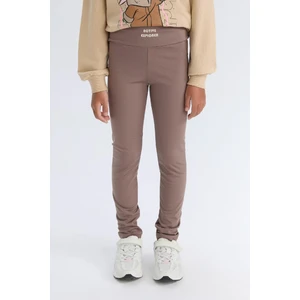 Kız Çocuk Standart Boy Baskılı Tayt D6550A824WN