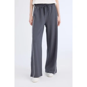 Straight Fit Cepli Düz Paça Uzun Boy İnce Eşofman Altı D6668AX25SP