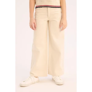 Kız Çocuk Wide Leg Geniş Paça Pamuklu Pantolon D7098A825SM