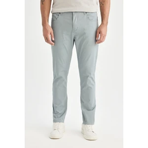 Regular Fit Normal Kesim Yazlık Düz Paça Chino Kanvas Pantolon D7349AX25SP
