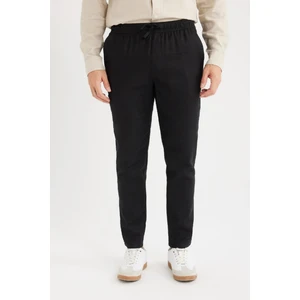 Yazlık Jogger Keten Düz Paça Pantolon D7542AX25SP