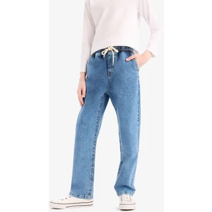 Erkek Çocuk Straight Fit Esnek Bantlı Paça Jean Pantolon E1051A825SP