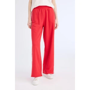 Coool Wide Leg Eşofman Altı Basic Düz Beli Lastikli Geniş Bol Paça E5374AX25SP