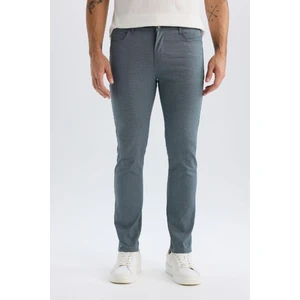 Yazlık Chino Kanvas Dokulu Pantolon Slim Fit Dar Kesim Cepli Dar Paça T1055AZ25SP
