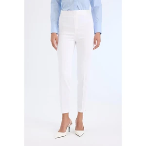 Sigaret Saten Kumaş Pantolon Normal Bel Basic Düz Beli Lastikli Düz Paça J8743AZ25SM