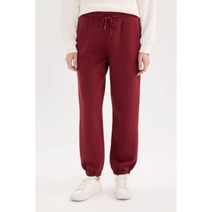 Standart Fit Kalın Jogger Eşofman Altı Bel Paça Lastikli Basic Düz Uzun Boy S7370AZ24WN