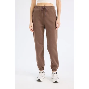 Standart Fit Kalın Jogger Eşofman Altı Bel Paça Lastikli Basic Düz Uzun Boy S7370AZ25SP