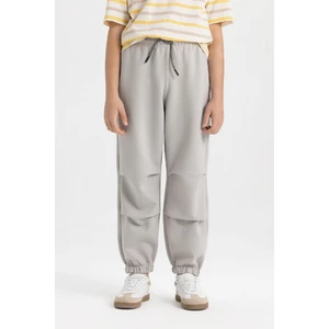 Erkek Çocuk Beli Paçası Lastikli Cepli Basic Düz Jogger Eşofman Altı C2093A824SP