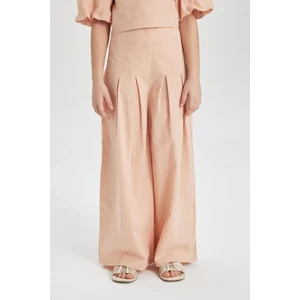 Kız Çocuk Wide Leg Geniş Bol Paça Pamuklu Pantolon C0448A824SP
