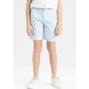 Erkek Çocuk Cepli Basic Düz Gabardin Şort C2955A824SM