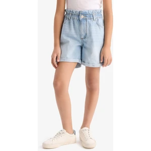 Kız Çocuk Paperbag Jean Şort B8113A825SM