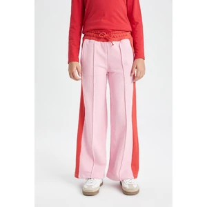 Kız Çocuk Renk Bloklu Wide Leg Geniş Bol Paça Eşofman Altı C9673A824AU