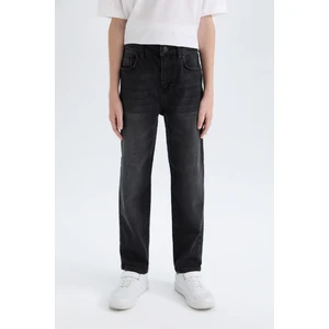 Erkek Çocuk Straight Fit Basic Düz Jean Pantolon C7230A825SM