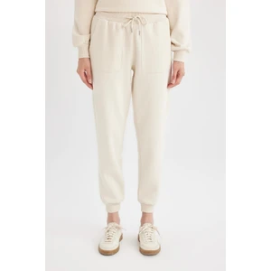 Regular Fit Jogger Eşofman Altı Basic Düz Beli Lastikli Bağcıklı Cepli V2699AZ24WN