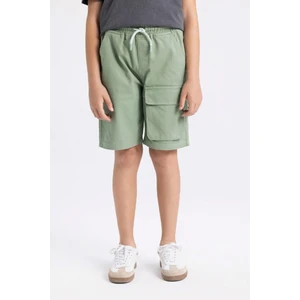 Erkek Çocuk Kargo Fit Gabardin Şort C3528A824SM