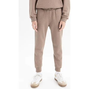 Erkek Çocuk Dokuma Etiketli Beli Paçası Lastikli Cepli Okul Jogger Eşofman Altı D1648A824AU