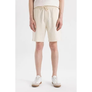 Slim Fit Dar Kesim Cepli Basic Düz Bermuda Şort W1105AZ24SM
