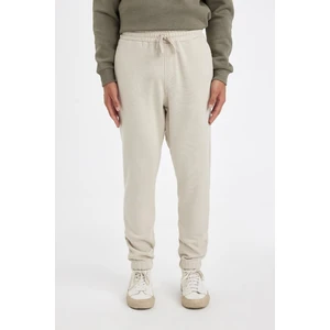 Relax Fit Kalın Jogger Eşofman Altı Basic Düz Beli Bağcıklı Lastikli Paça Cepli U7438AZ24AU