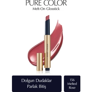 Estee Lauder Ruj - Pure Color Melt-On Glosstick Dolgunlaştırıcı Etkili Parlatıcı - Renk: 156 Melted Rose