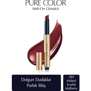 Estee Lauder Ruj - Pure Color Melt-On Glosstick Dolgunlaştırıcı Etkili Parlatıcı - Renk: 289 Melted Scarlet