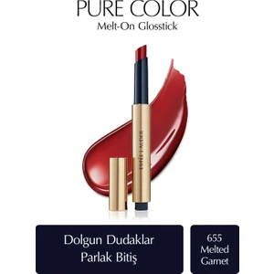 Estee Lauder Ruj - Pure Color Melt-On Glosstick Dolgunlaştırıcı Etkili Parlatıcı - Renk: 655 Melted Garnet