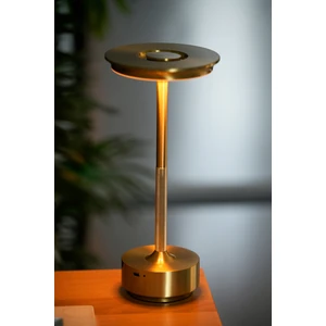 Dekoratif Gold Metal Masa Lambası - 28  cm