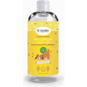 Dr. Lavender Limon Otu Yağlı Köpek Şampuanı 400 ml | Cilt Temizleyici & lılara Karşı Koruma