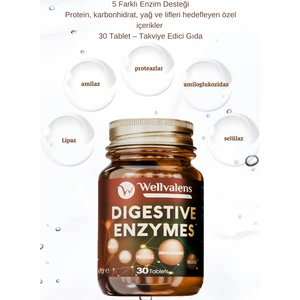 Digestive Enzymes – Sindirme Enzimleri ile Rahat Sindirme Desteği | 30 Tablet