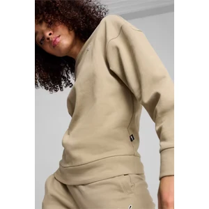 BETTER ESSENTIALS Crew FL Bej Kadın Sweatshirt