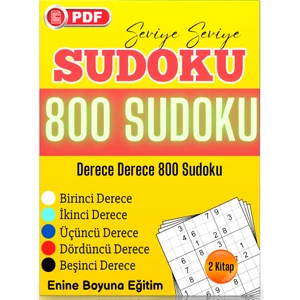 Seviye Seviye Pdf Sudoku Kitabı (800 Sudoku)