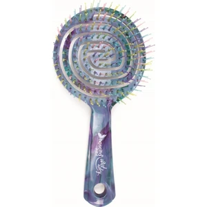 Pro Üç Boyutlu Oval Saç Fırçası - 17 Mor Mermer