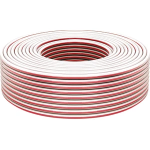 Hoparlör Kablosu Kordon 2x0.75 Zayıf Akım LED Kablosu Beyaz 