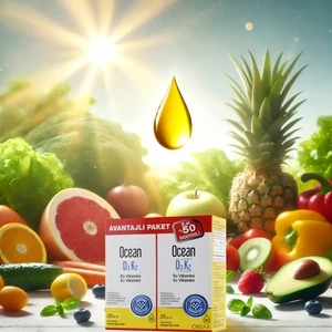 D3K2 Vitamin 20 ml Damla 2'li Orjinal