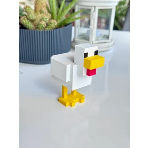 Minecraft Tavuk Karakteri Chicken Figür Modeli