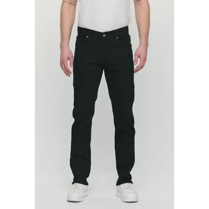 Regular Fit Likralı Erkek Denim Kot Pantolon Siyah