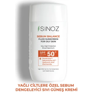 SPF50+ Yağlı Ciltlere Özel Sıvı  Güneş Kremi - Yeni Nesil Güneş Filtreleri Ile Hibrit Formül 50 ml
