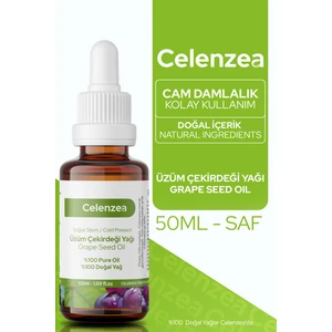 Flowy Oils Üzüm Çekirdeği Yağı %100 Doğal Bitkisel Sabit Yağ Grape Seed Oil 50 ml