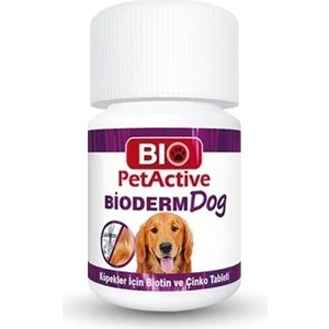 Bio Pet Active Pet Active Bioderm Köpekler İçin Biotin Çinko  75 Tablet