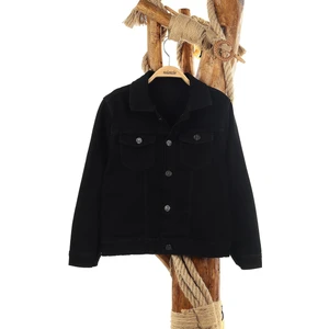 Kız Erkek Çocuk Kot Ceket , Siyah Kot Ceket , Erkek Çocuk Kot Ceket, Kız Çocuk Kot Ceket, Siyah Pamuklu Kot Ceket  