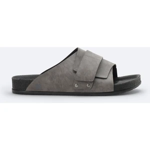 Erkek Gri Bantlı Sandalet A51Y8302