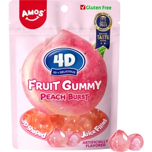 4d Fruit Gummy Peach Burst 54 gr