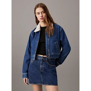 Denım Zıp Jacket Sherpa