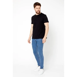 Erkek Çok Renkli T- Shirt Regular Fit Rahat Kesim Bisiklet Yaka Basic Tişört