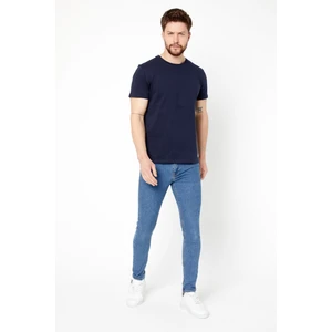 Erkek Çok Renkli T- Shirt Regular Fit Rahat Kesim Bisiklet Yaka Basic Tişört