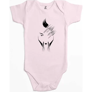 Z zepplin Hayko Cepkin Portre Pembe Renk Bebek Body Zıbın