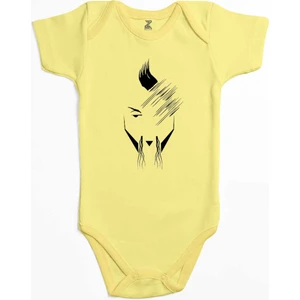 Z zepplin Hayko Cepkin Portre Sarı Renk Bebek Body Zıbın