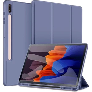 Samsung Galaxy Tab S8 Ultra 14.6" 2022 SM-X900/ X906 Kılıf Kalem Bölmeli Smart Case